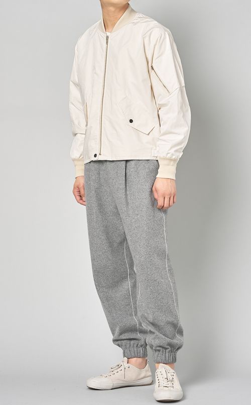 ピーチタフタエアフォースブルゾン