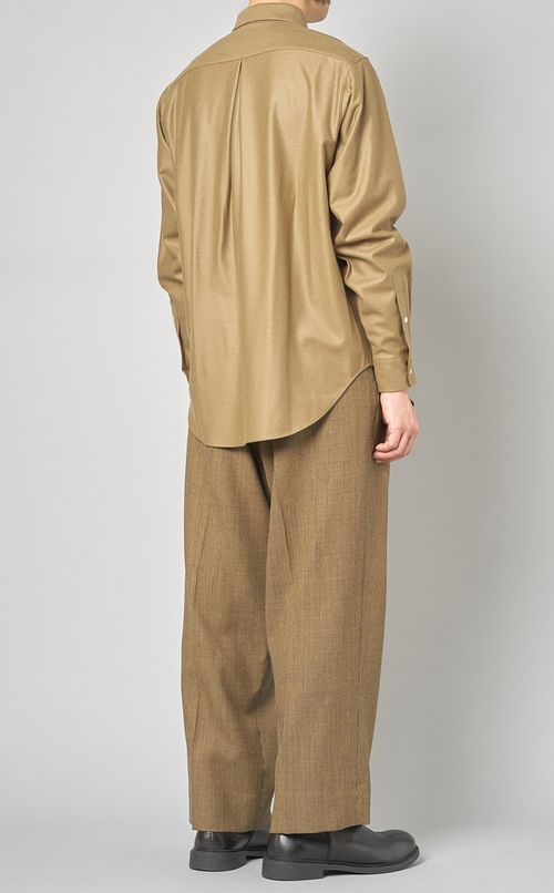 ウールバランサーレギュラーカラーシャツ