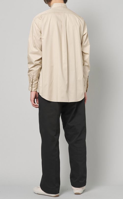 レギュラーカラーロングスリーブシャツ