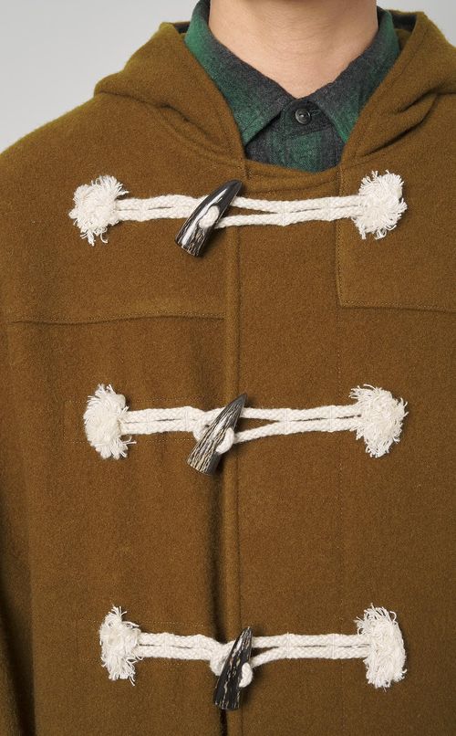 ウールダッフルコート