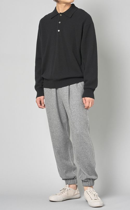 ウール天竺ポロニット