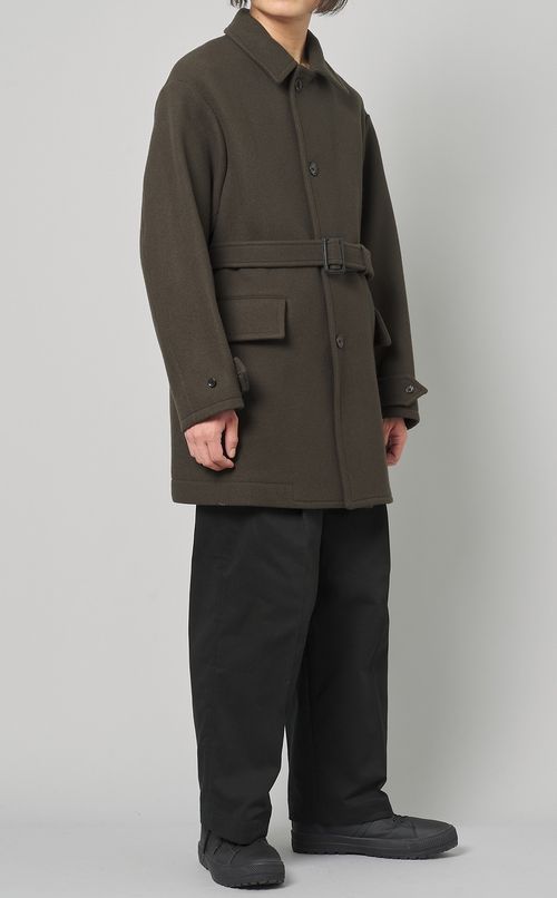 バックシンチ付きワンタックワークパンツ