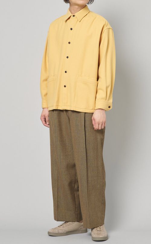 ブランケットガーデニングシャツブルゾン