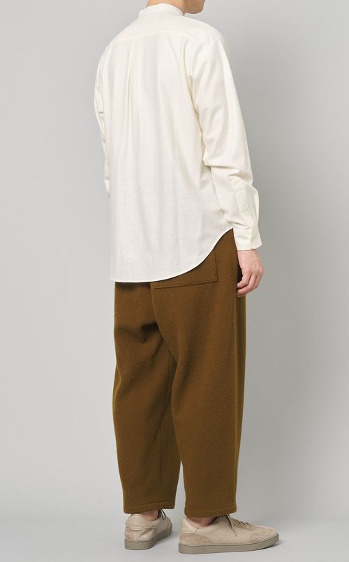 ウールワンタックワークパンツ