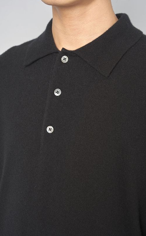 ウール天竺ポロニット