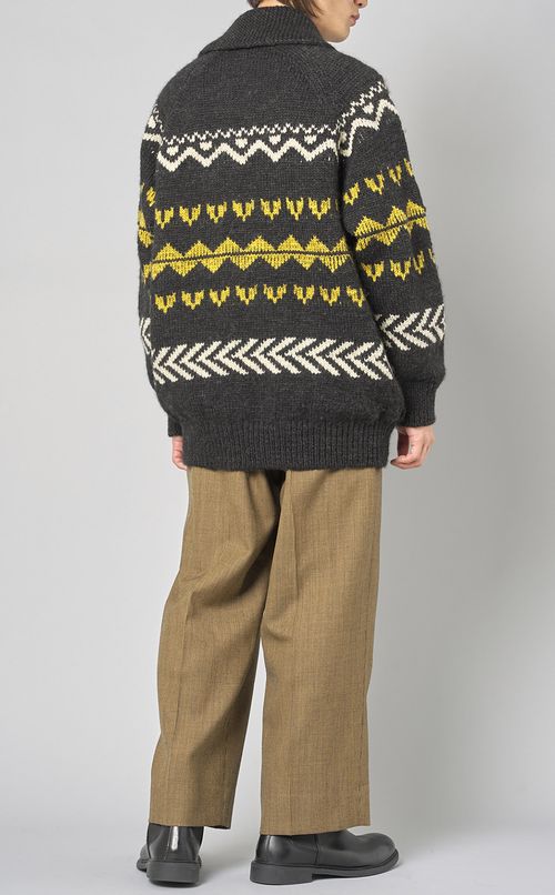 ウールカウチンジャケット