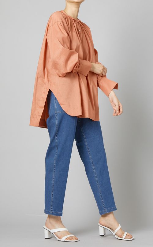 リネンソロオーバーブラウス