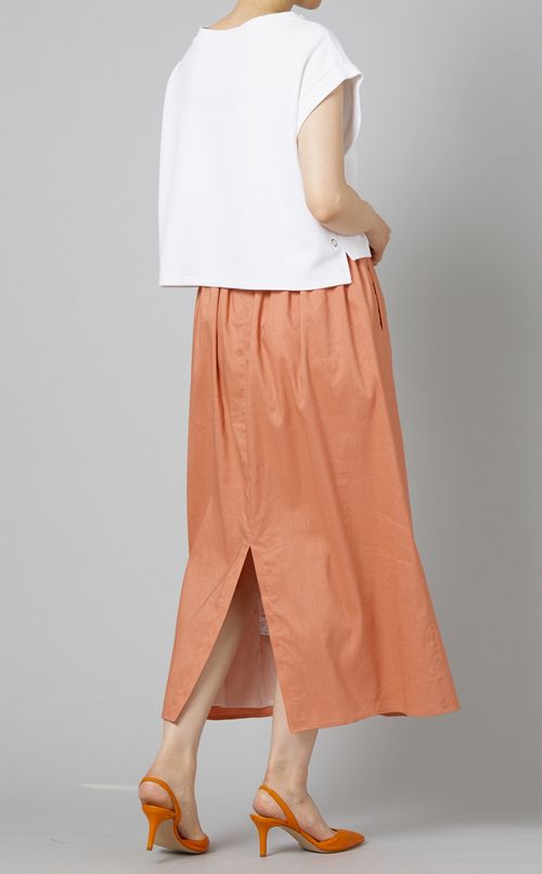 リネンソロセミタイトスカート