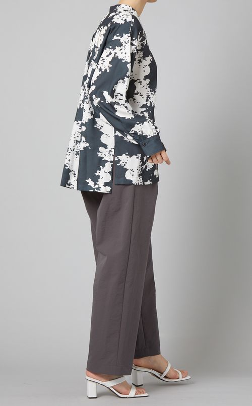 プリントブラウス