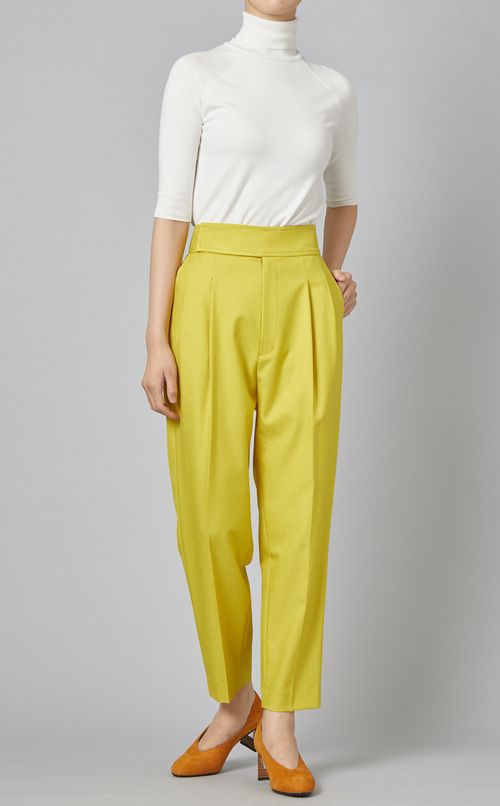 ハイウエストテーパードパンツ