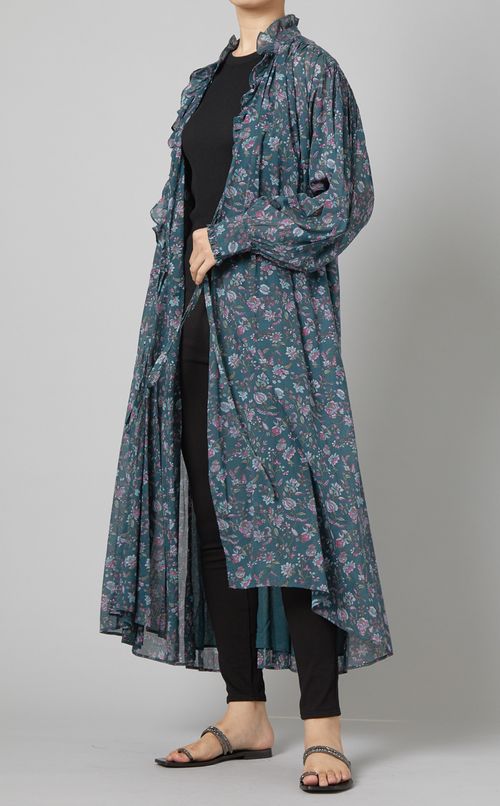 さ*く様 イザベルマランエトワール 20SS フリルカラー ロングワンピース 3 イザベルマランエトワール 20SS フリルカラー ロングワンピース