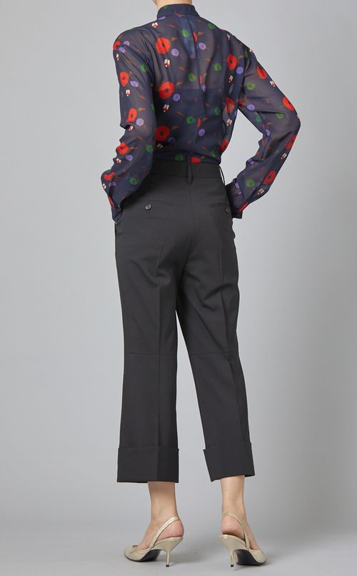 カフスクロップドパンツ