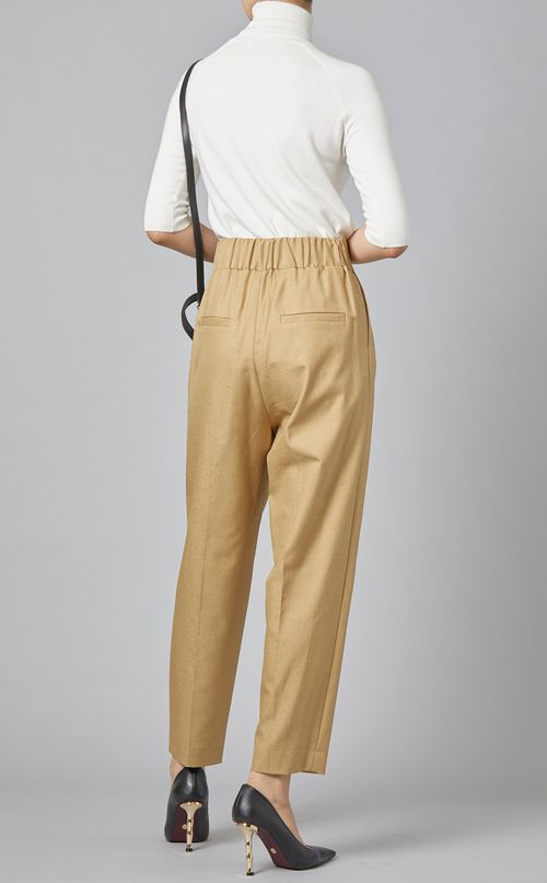 ハイウエストテーパードパンツ