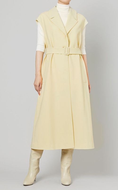 くるみバックルベルトロングジレ