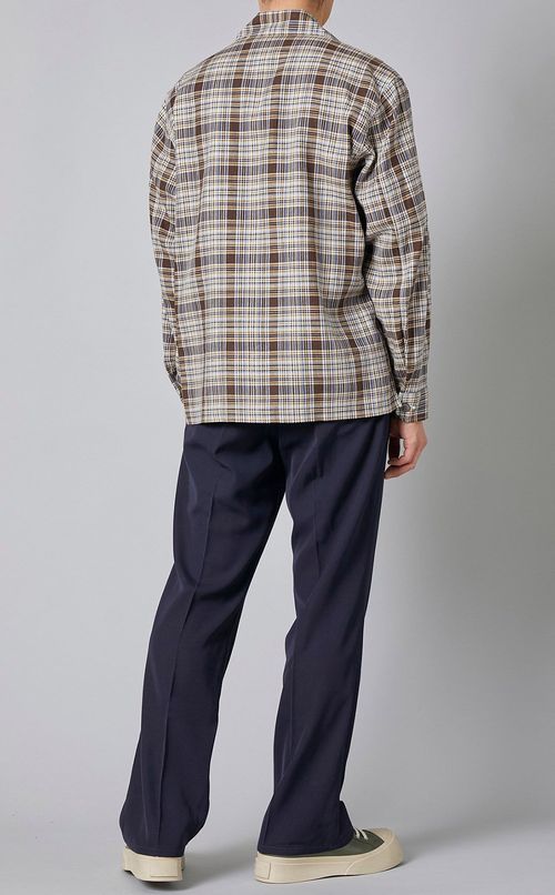 マドラスチェックシャツ