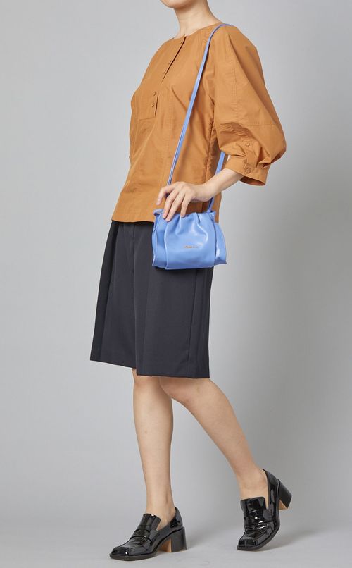 コットンポプリンブラウス