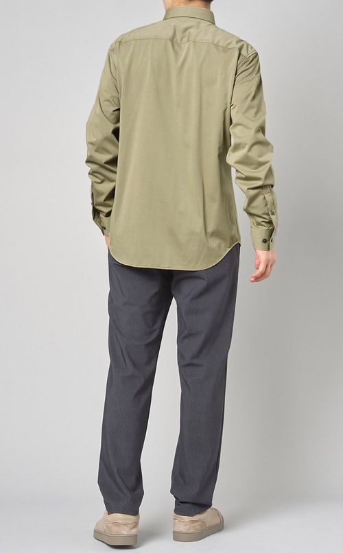 ストラクチャーニットシャツ