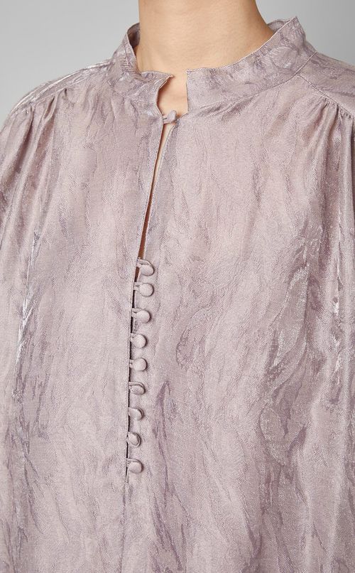 シャイニージャガードフレアワンピース