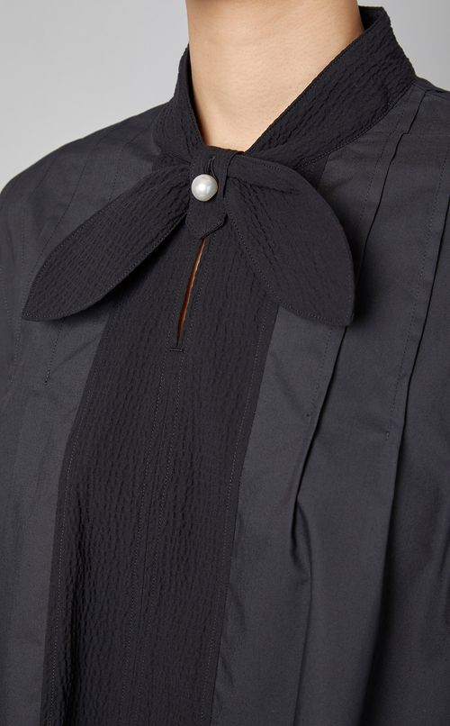 リボンテイルギャザーブラウス