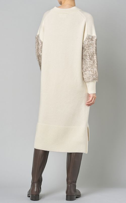 エコファーニットドレス