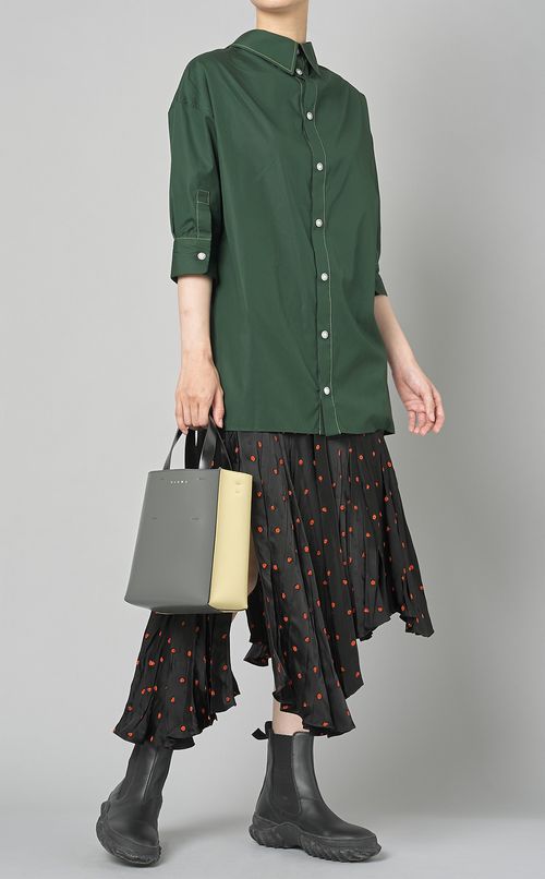 MUSEOレザーミニトートバッグ