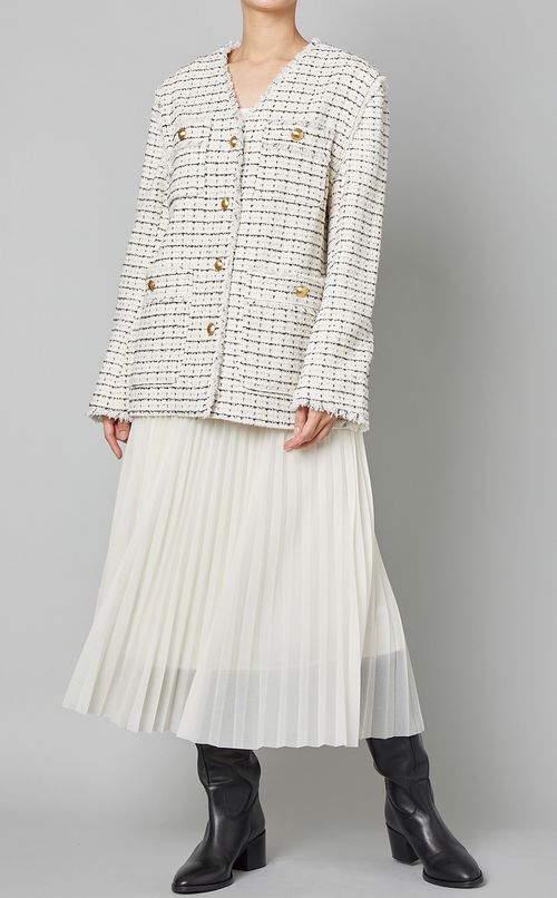 2wayツイードジャケット