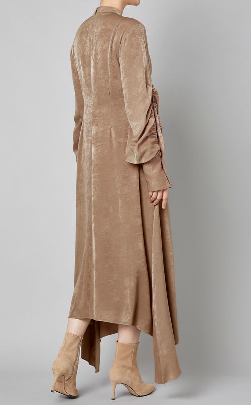 ギャザーガッ卜アウトロングワンピース