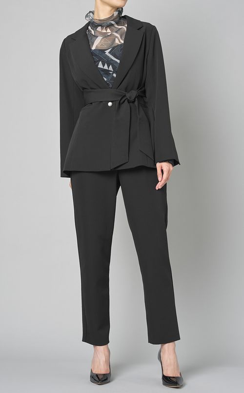 ベルト付バックタックジャケット