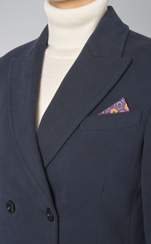 ステッチソリッドダブルブレストジャケット