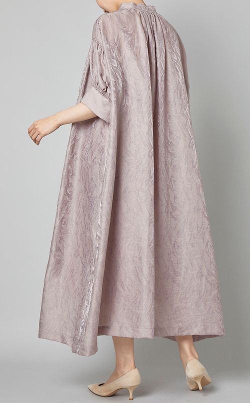 シャイニージャガードフレアワンピース