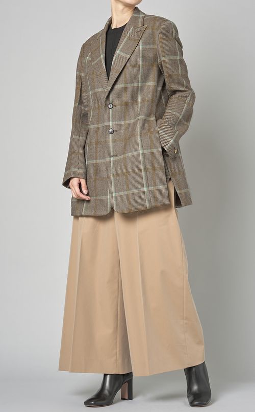 アンダーポケットチェックジャケット