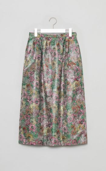 フラワージャガードコクーンスカート