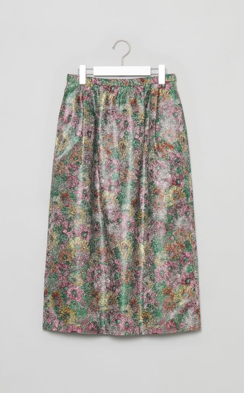 フラワージャガードコクーンスカート