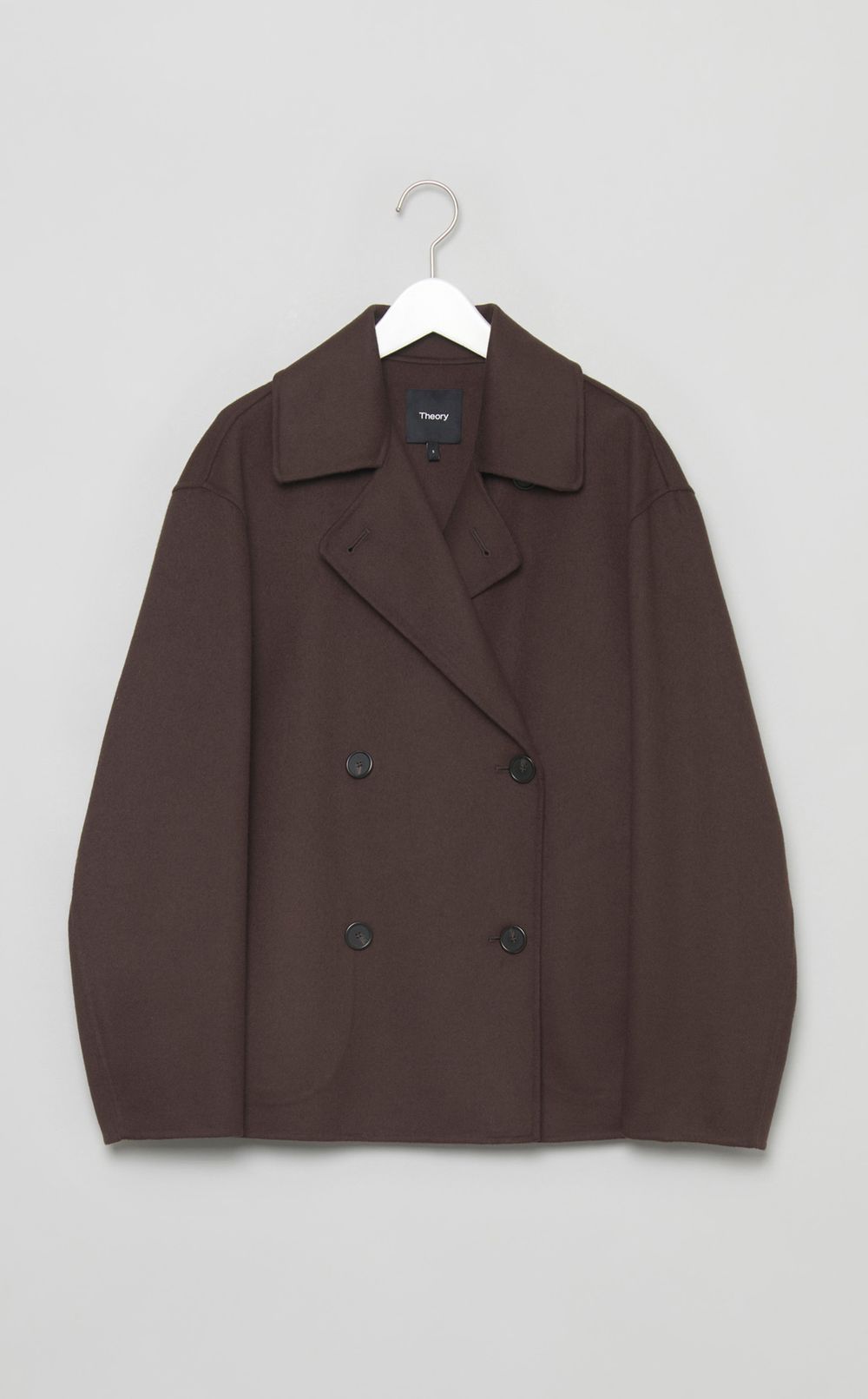 ダブルフェイスショートPコート