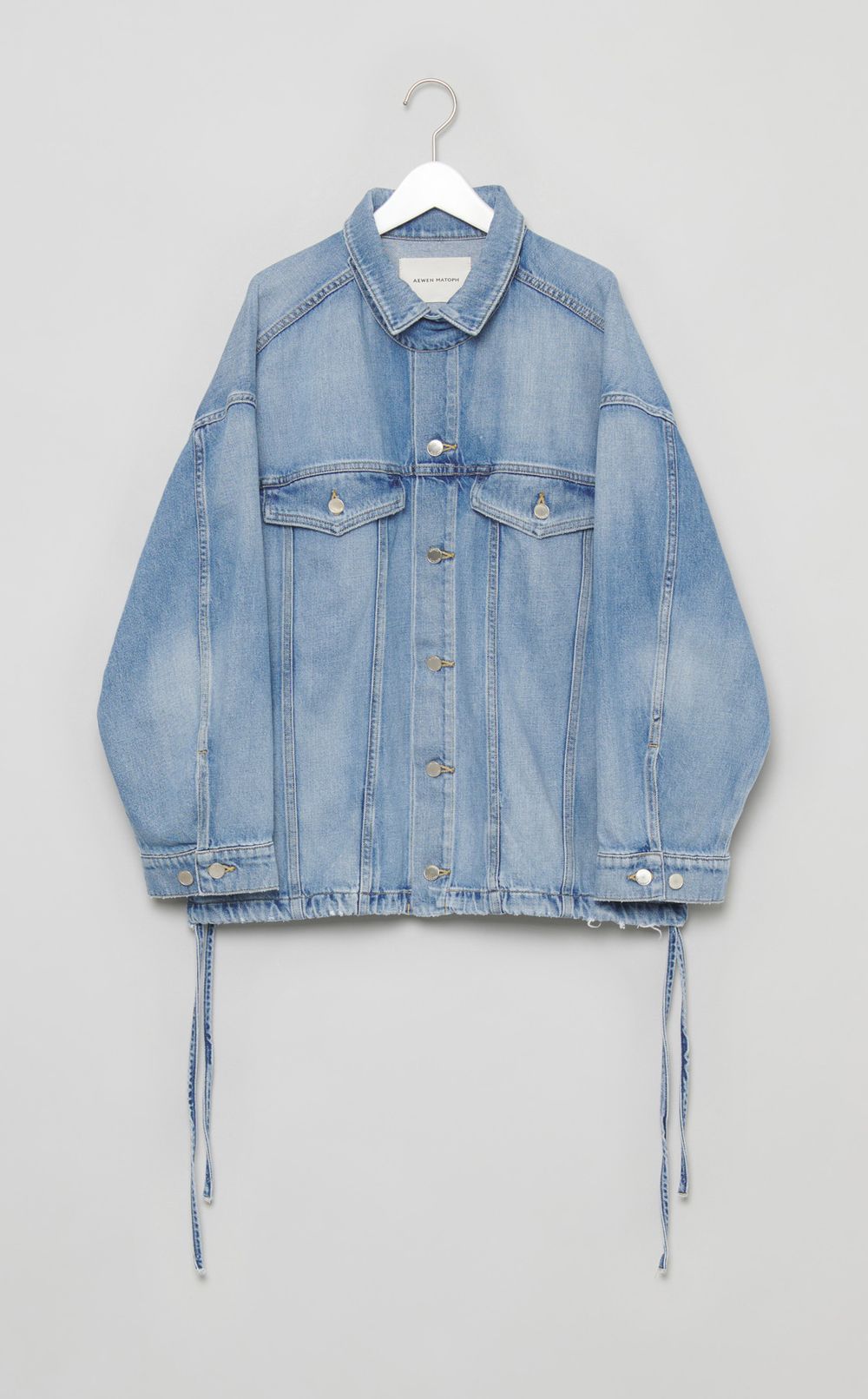 オーバーサイズデニムブルゾン