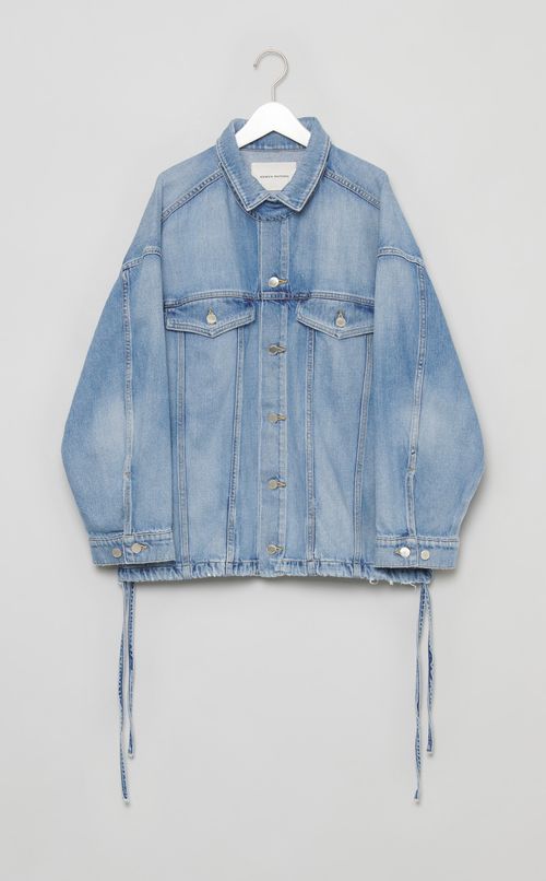オーバーサイズデニムブルゾン