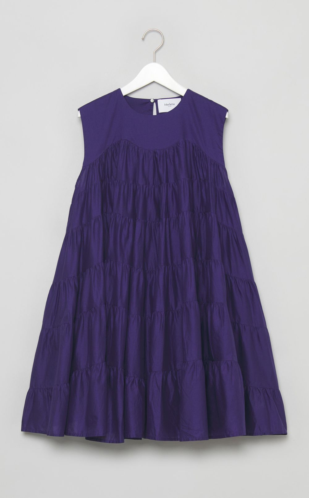 ティアードミニドレス