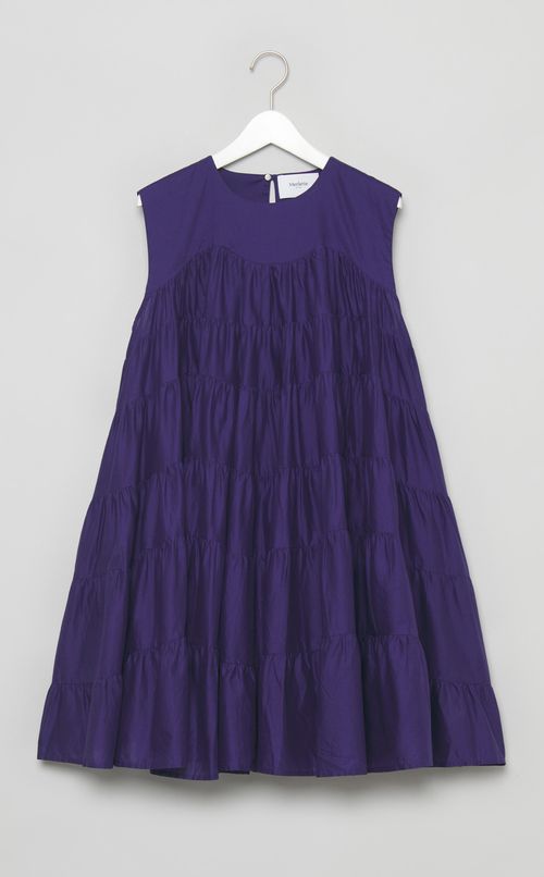 ティアードミニドレス