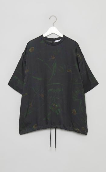 ボタニカルプリントプルオーバー