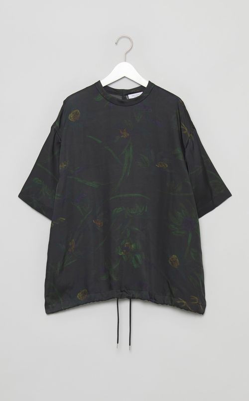 ボタニカルプリントプルオーバー