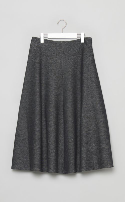 コットンストレッチフレアスカー卜