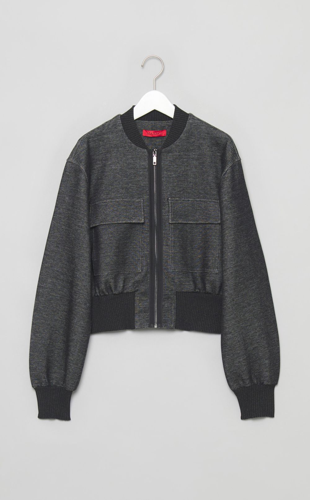 コットンストレッチジップアップブルゾン