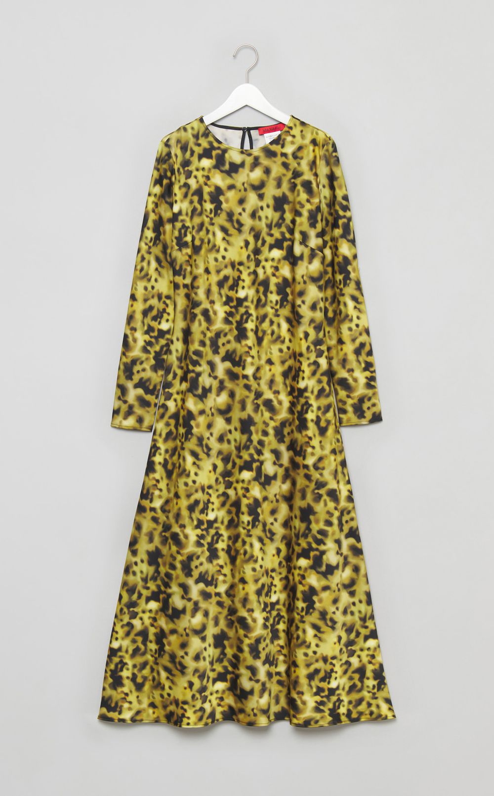 スポットプリントロングワンピース