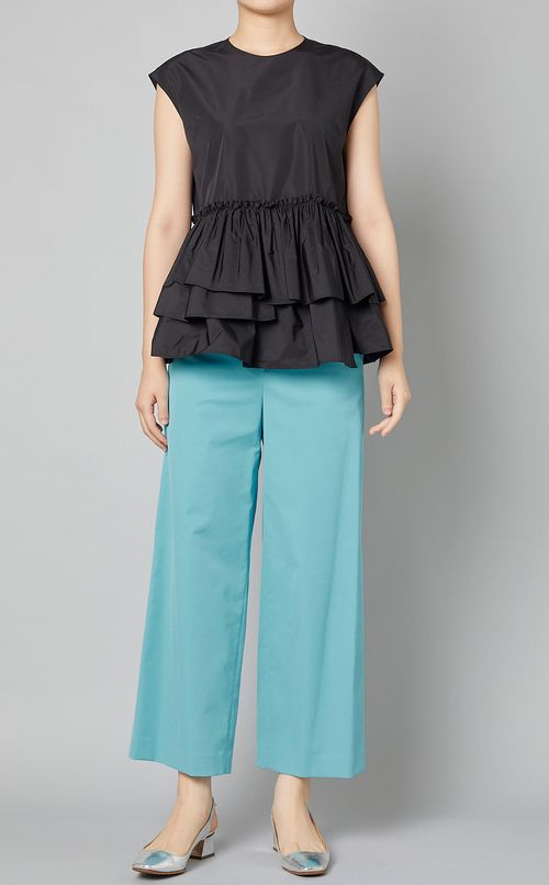 マットタフタティアードプルオーバー