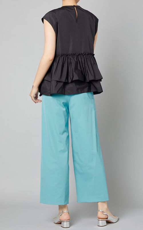 マットタフタティアードプルオーバー