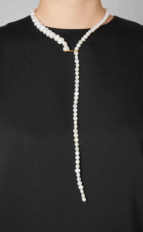 バロックパールラリエットネックレス