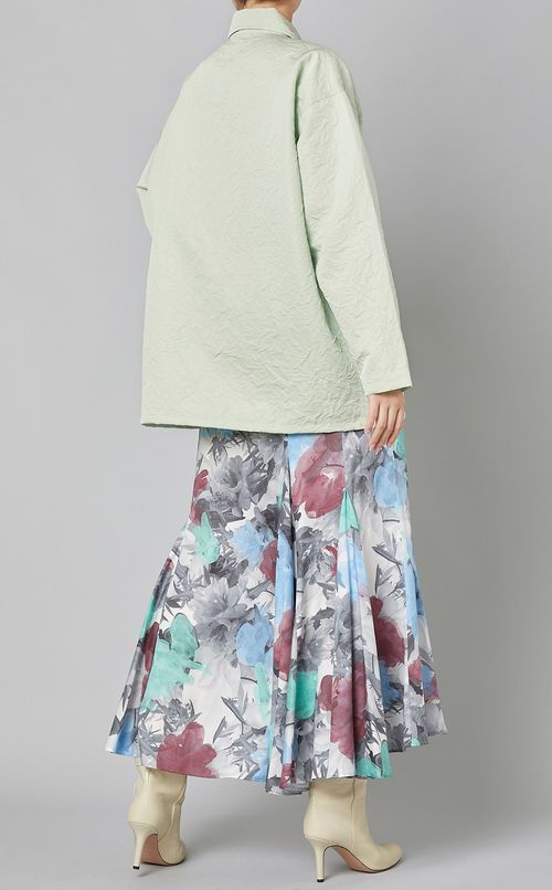 フローラルコーチジャケット