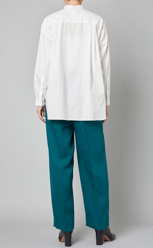 ビスコースサテンタックパンツ