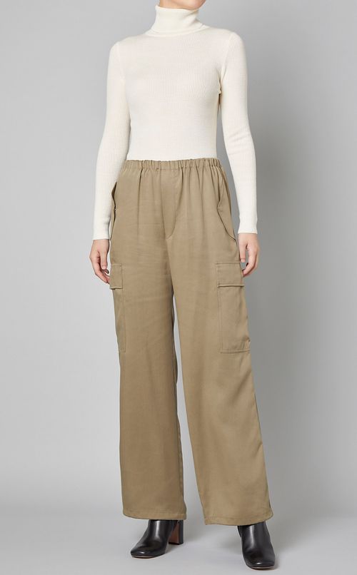 ツイルカーゴストレートパンツ