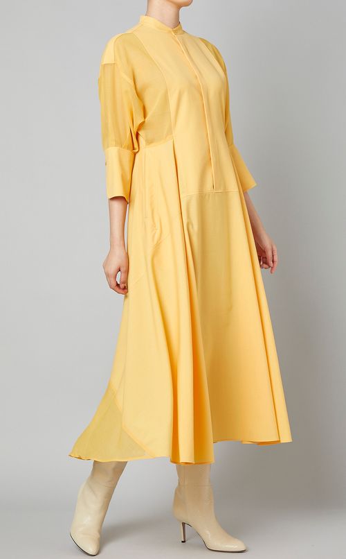 ウールボイルタキシードシャツワンピース